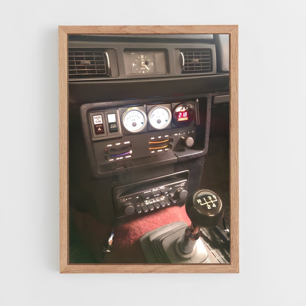 Poster Dashboard Dream – affiche Volvo (vue 4)